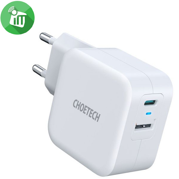 Choetech PD5002 PD Dual Ports Fast Quick Charger 38W