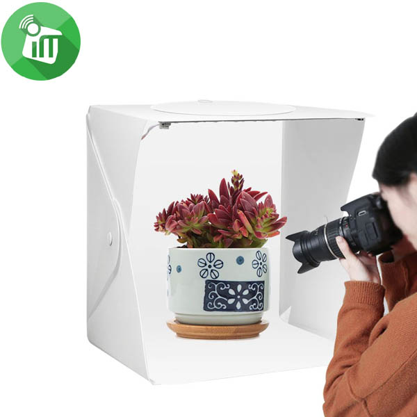 Folding Photo Studio Box built-in Light 40*40 - Image 2