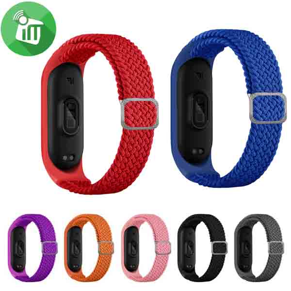 Braided Solo Loop Strap Band For Xiaomi Mi Smart Band 4/5/6