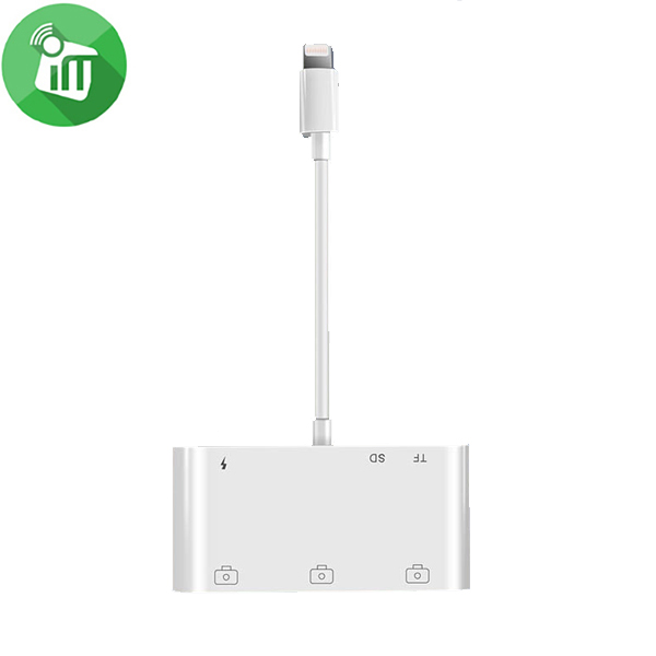 COTEetCI Lightning 6in1 OTG Card Reader Adapter