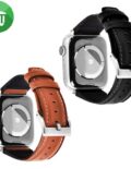 COTEetCI W50 Soft Rubber Leather Integrated Watch Band For iWatch (44/45/46/49mm)