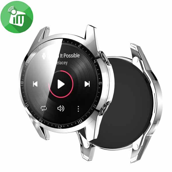 Fashion Bezel Ring Full Case PC Hard Protector for Huawei Watch GT 2 46mm - Image 3