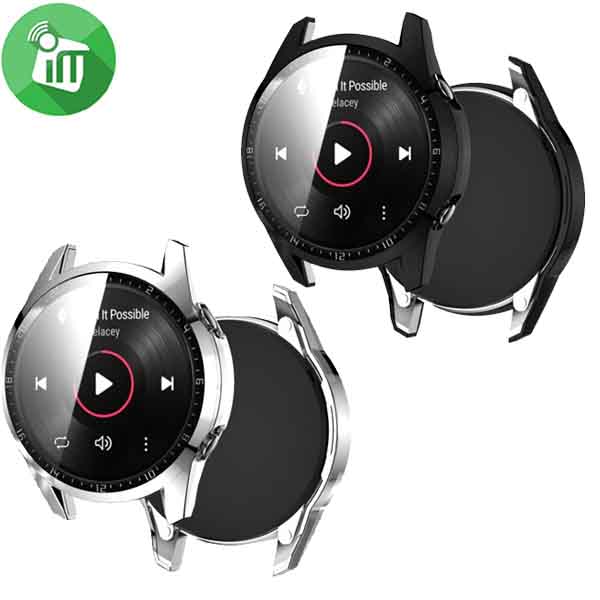Fashion Bezel Ring Full Case PC Hard Protector for Huawei Watch GT 2 46mm
