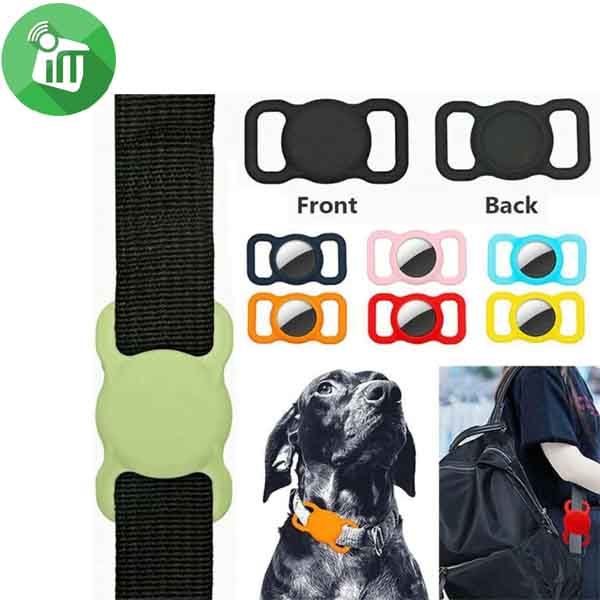 Silicone Protective Case AirTag Pet Collar Strap