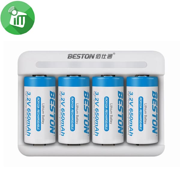 Beston BST-M7006 Battery Charger With 4PCS CR123A Battery