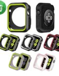 Fashion Case Double Color TPU Protector For iWatch 4-6/SE (40mm)