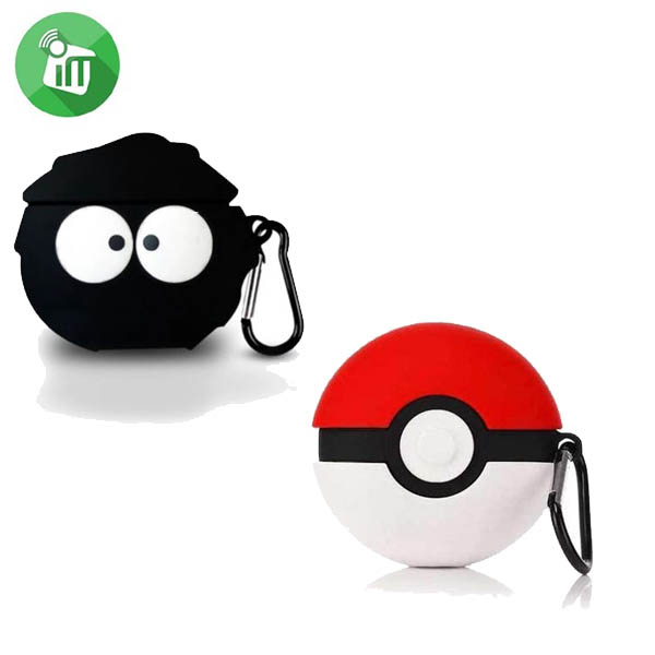 Fashion Silicone Cover For Airpods Pro with Keychain
