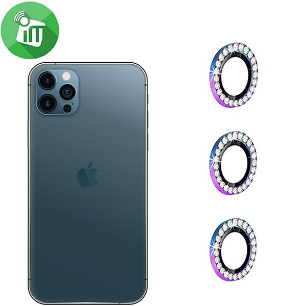 KuZoom SAPPHIRE Crystal Drill Camera Lens Glass Screen Protector For iPhone 12 Pro