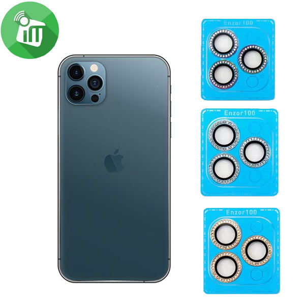 KuZoom SAPPHIRE Crystal Drill Camera Lens Glass Screen Protector For iPhone