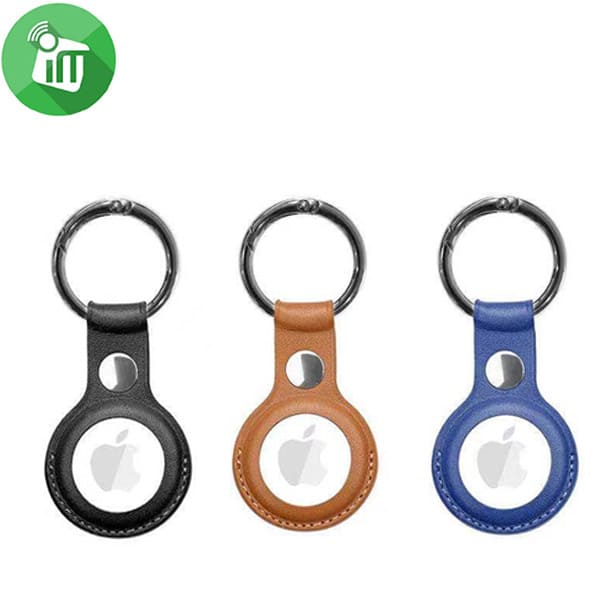RAIGOR INVERSE Luxurious Series AirTag Secure Leather Holder With Keychain