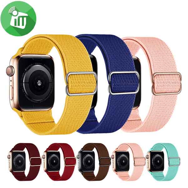 Stretchy Solo Loop Strap Band For iWatch (38/40/41/42mm)