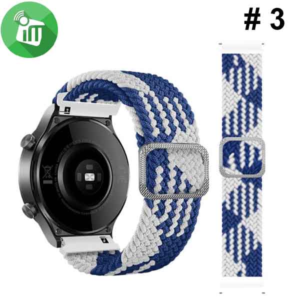 Braided Matching Colors Elastic Adjustable Strap Band (20mm) - Image 4