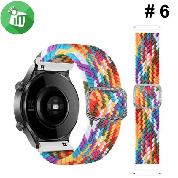 Braided Matching Colors Elastic Adjustable Strap Band (20mm) - Image 7