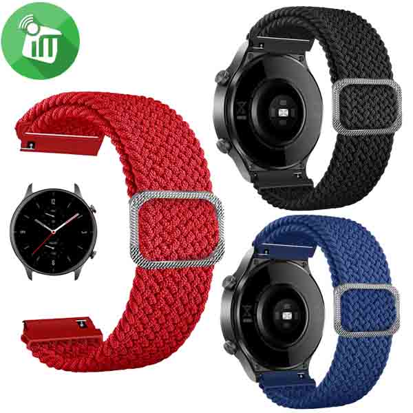 Braided Elastic Adjustable Strap Band (22mm)