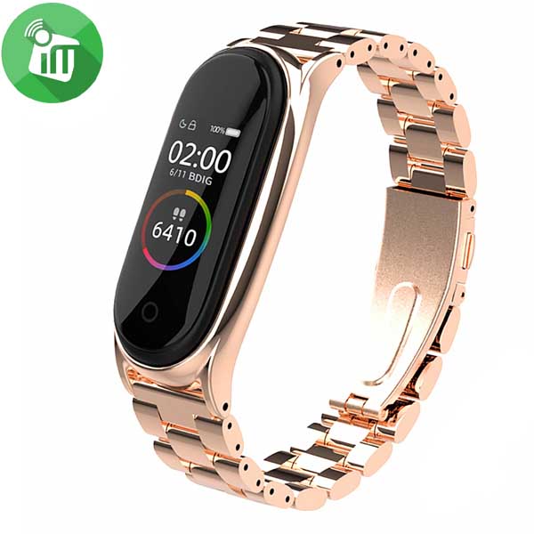 Universal Stainless Steel T-Trees Strap Band For Xiaomi Mi Smart Band 5/6 - Image 3