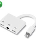 iPower Lightning To Dual Lightning 3.5mm Port Adapter
