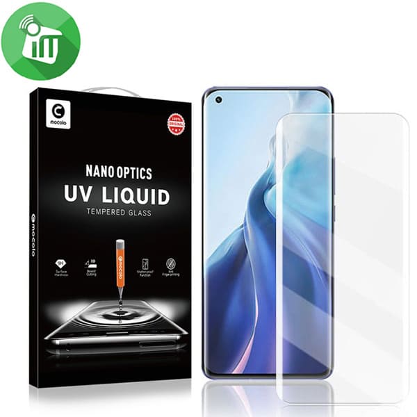 mocolo UV Nano Optics Tempered Curved Glass Screen Protector For Xiaomi Mi 11