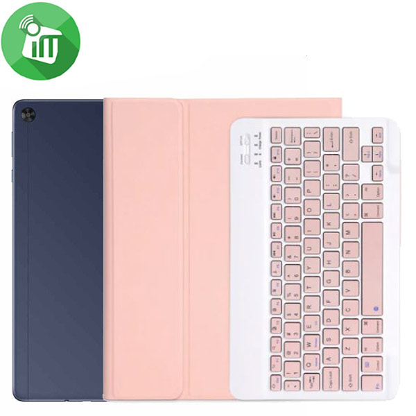 C2101 Smart Bluetooth 3.0 Keyboard Leather Case For Huawei MatePad T 10s / T 10 - Image 4