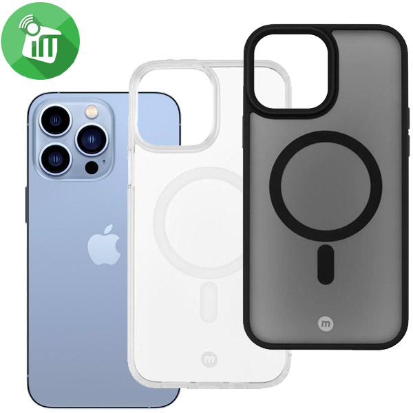 MOMAX Hybrid Case Magnetic Hard Back Cover For iPhone 13 Pro Max