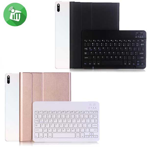 P30288 Smart Bluetooth 3.0 Keyboard Leather Case For Huawei MatePad 10.4