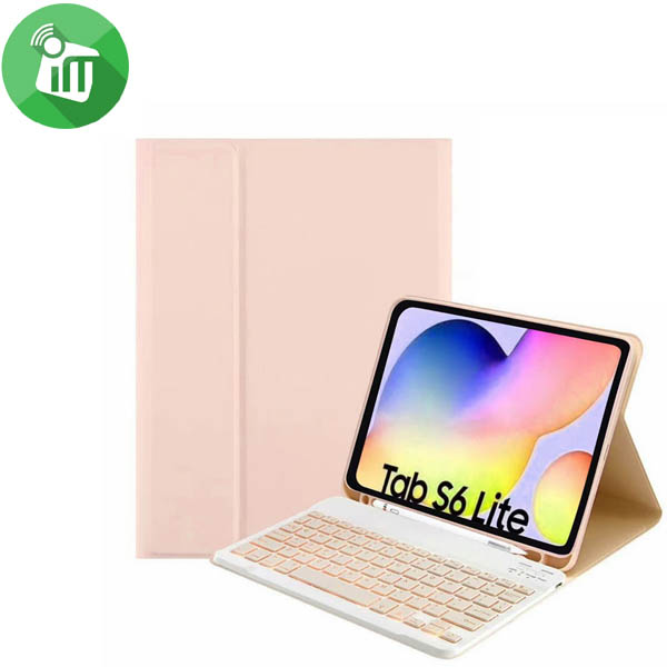 P610 Smart Bluetooth 3.0 Keyboard Leather Case For Samsung Galaxy Tab S6 Lite