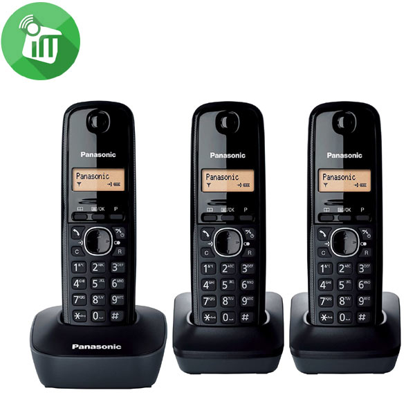 Panasonic KX-TG1613 Triple Digital Cordless Phone
