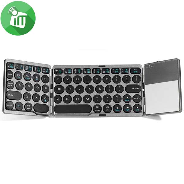 RF-1001B Wireless Foldable Keyboard Portable Mini Bluetooth With Touchpad