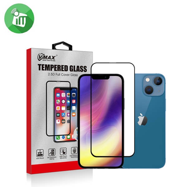 Vmax Screen Protector iPhone 13 Mini 3D Full Cover Dustproof Version Tempered Glass