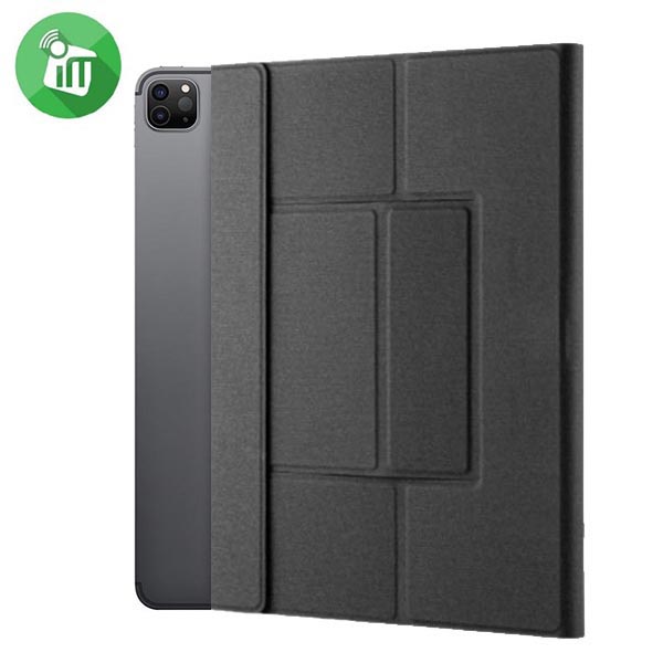 W129TS Smart Bluetooth Keyboard Leather Case With Touchpad and Light For iPad Pro 12.9 (2018/2020/2021)