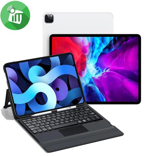 Xundd Smart Bluetooth Keyboard Leather Case With Touchpad For iPad Pro 12.9 (2018/2020/2021)