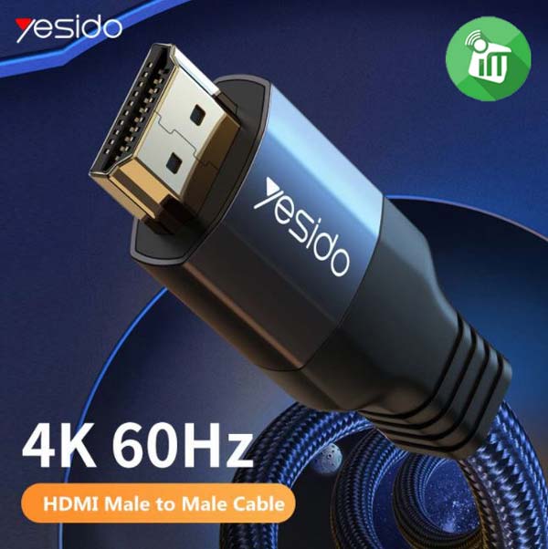 Yesido HM08 Nylon Braided 4K Ultra HD HDMI Cable (2M)