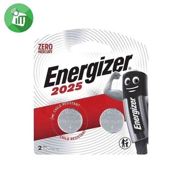 Energizer Lithium Battery CR2025 - 3V (2-Pack)