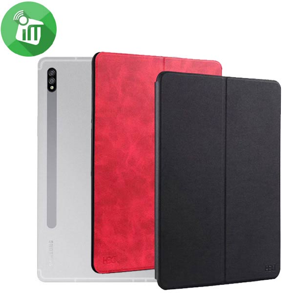 HDD Shuang Jie Series Two-Sided Leather Flip Case Samsung Galaxy Tab S7 Plus