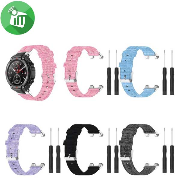 Nylon Canvas Band For Amazfit T-Rex / T-Rex Pro