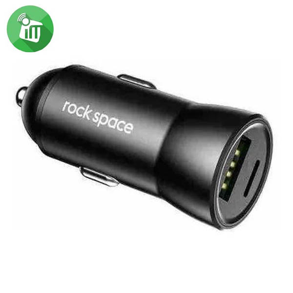 Rock H12 Dual Port A+C 20W Fast PD Car Charger