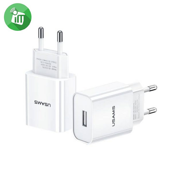 USAMS T18 Single USB Travel Charger (EU)