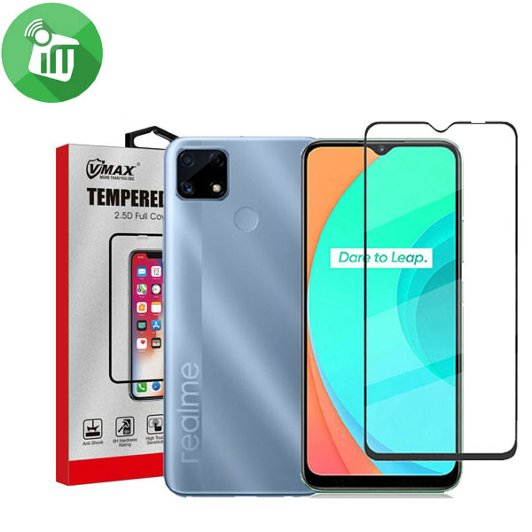 Vmax 2.5D Full Glue Full cover Glass Screen Realme C25