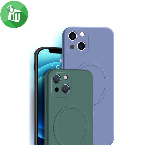 j-Case Magnetic Series Silicon Lens Protection Case For iPhone 13 Mini