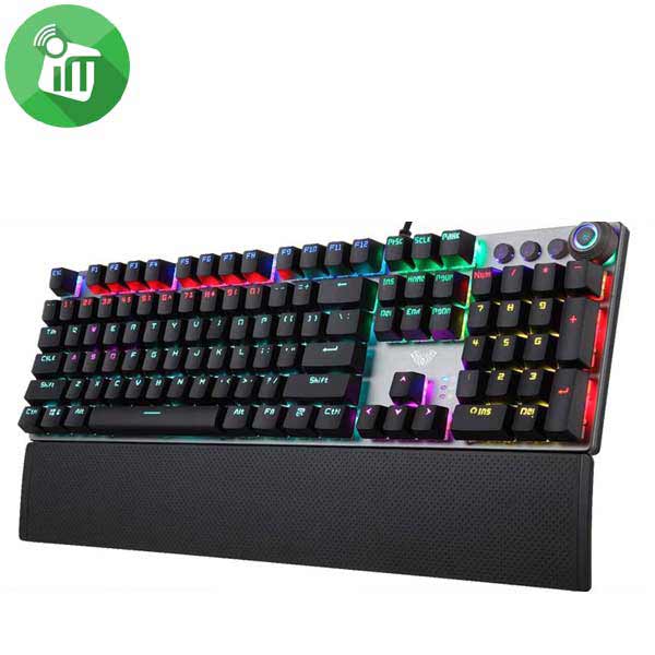 AULA F2008BK Wired Gaming Keyboard