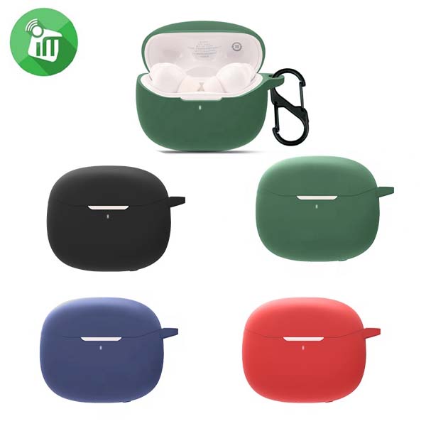 Pod Pocket Silicone Cover For Anker Soundcore R100 / Life P2i with Keychain