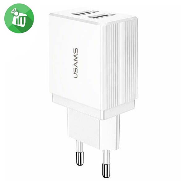 USAMS CC090 Dual USB Travel Charger 2.1A (EU)