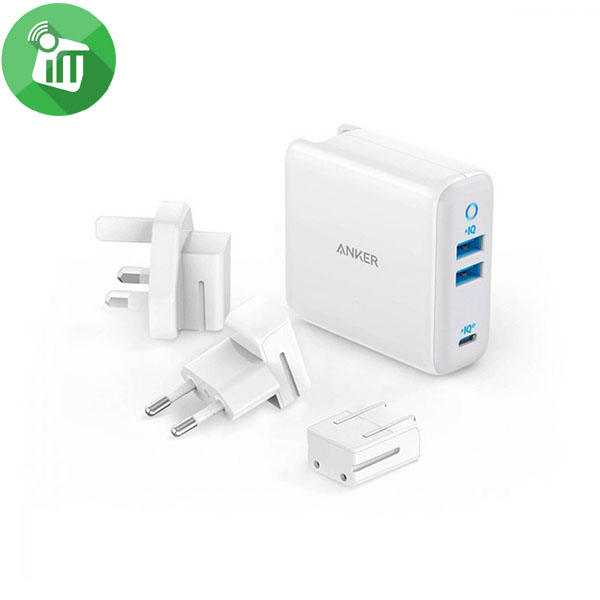 Anker PowerPort III 3-Port 65W Wall Charger