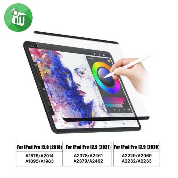 Vmax iPad Pro 12.9 (2018-2022) Removable Magnetic Like Paper Screen