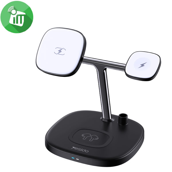 Yesido DS12 4in1 15W Wireless Charger Stand - Image 2