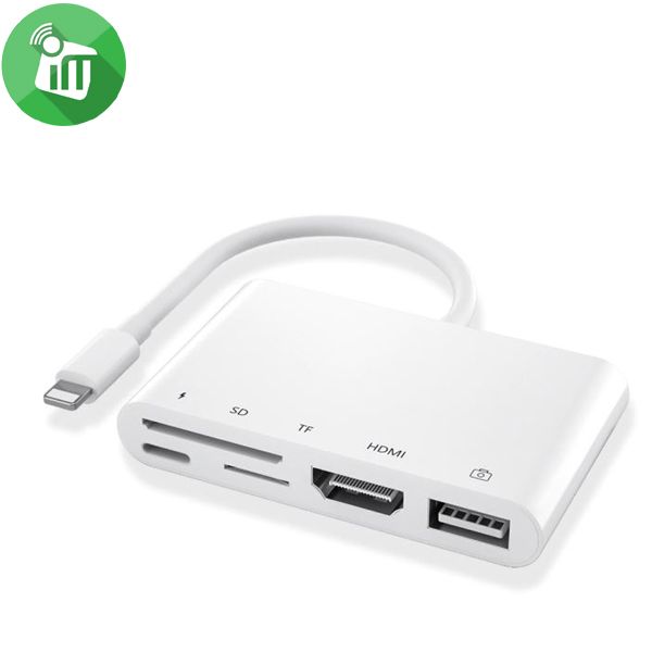 iPower Lightning To 5 IN 1 OTG Digital AV Adapter