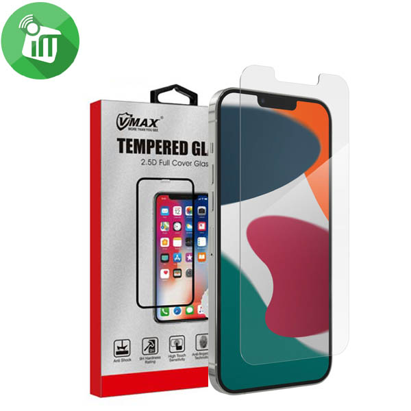 VMAX Tempered Glass Screen Protector 0.33MM 2.5D Normal Series For iPhone 13 / 13 Pro