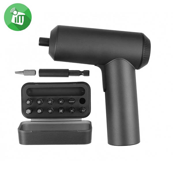 Xiaomi Mi Cordless Screwdriver 3.6V مفك لاسلكي للمسامير ببطارية من شاومي مي، بعزم دوران عالي 5N | بطارية بسعة كبيرة 2000 مللي امبير في الساعة واطراف من خليط معدني صلب 12S2