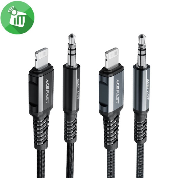 ACEFAST C1-06 Lightning to 3.5mm Aluminum Alloy Audio Cable (1.2m/3.9ft)
