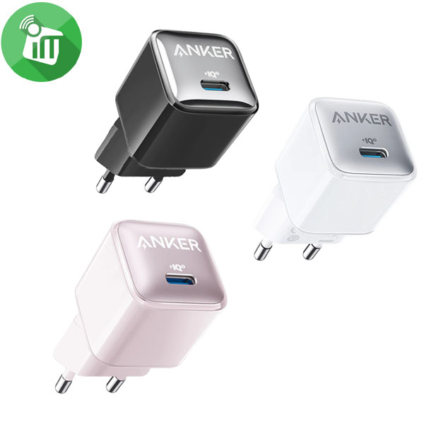 Anker A2637 511 Charger (Nano Pro) 20W PIQ 3.0 USB-C Wall Charger