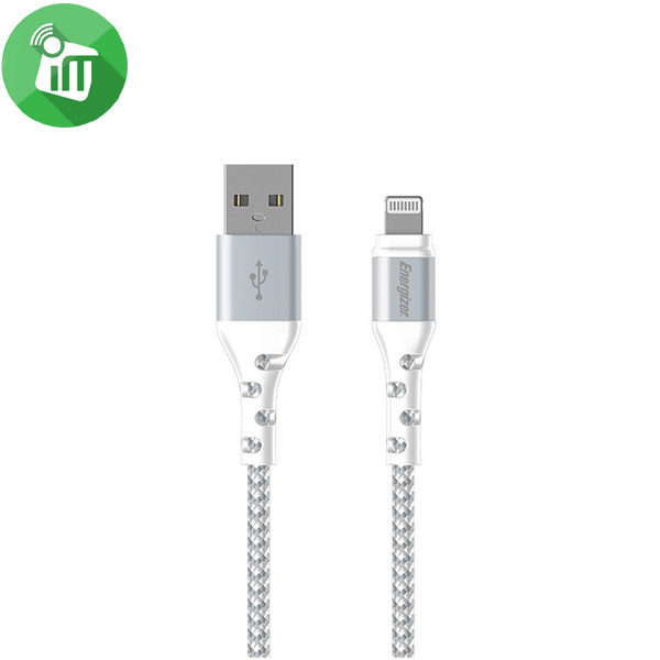 Energizer Ultimate Metal Braided Nylon Cable Lightning USB (2M)